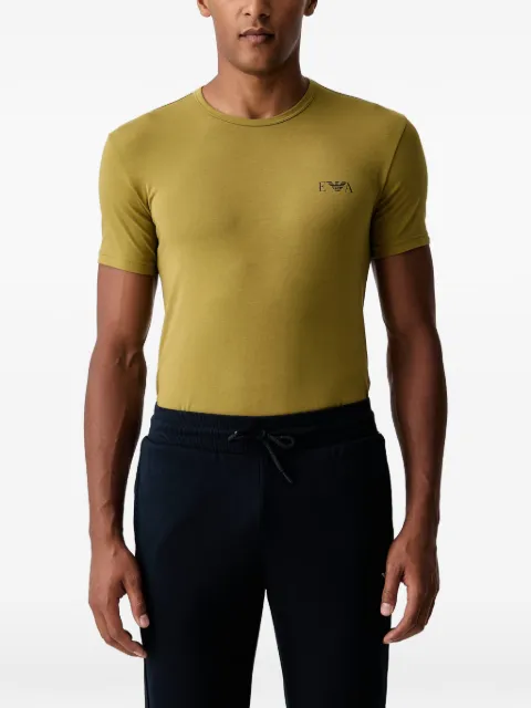 Emporio Armani pack de dos playeras con logo estampado