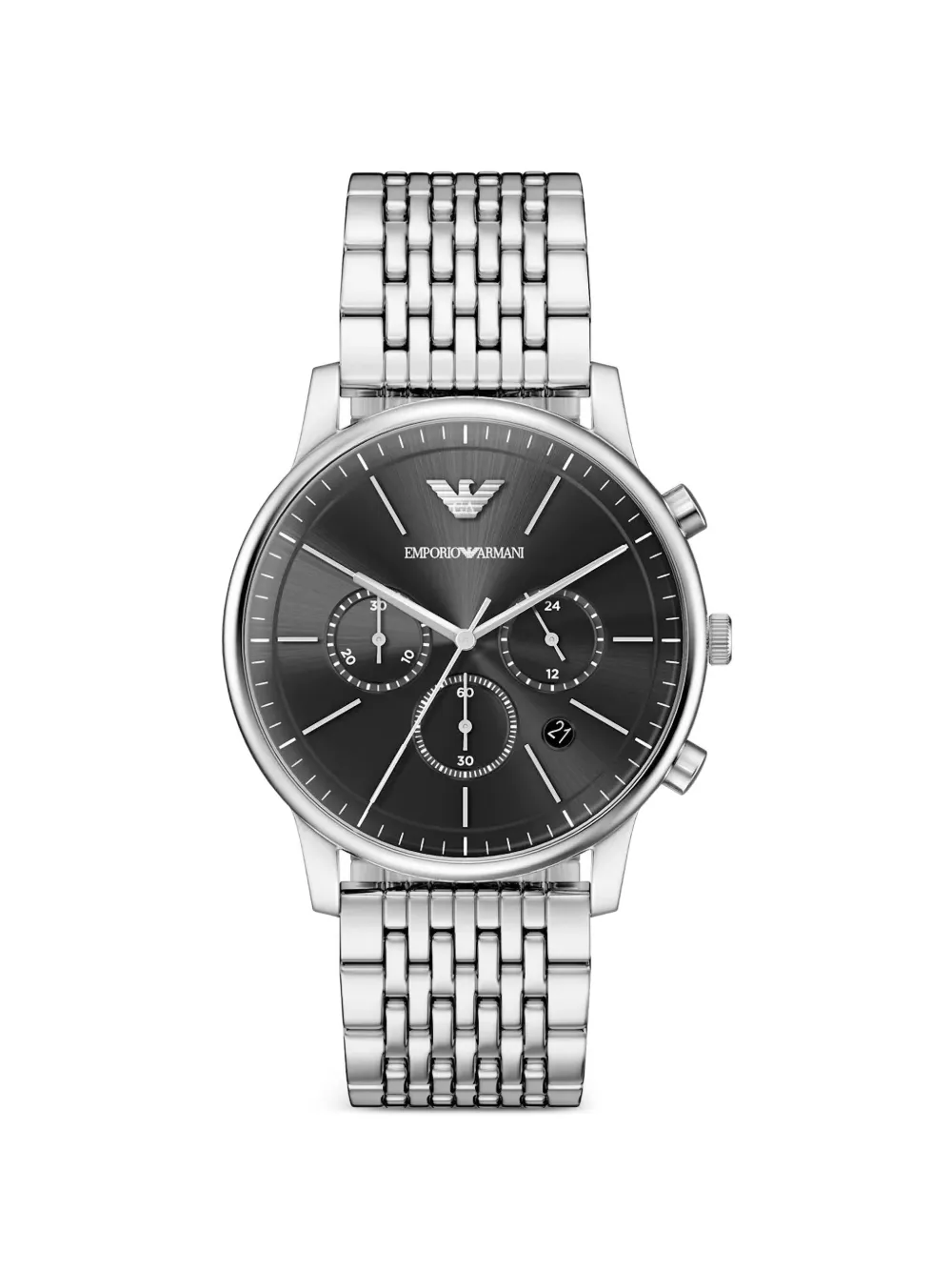 Emporio Armani Orologio con logo 42mm - Grigio