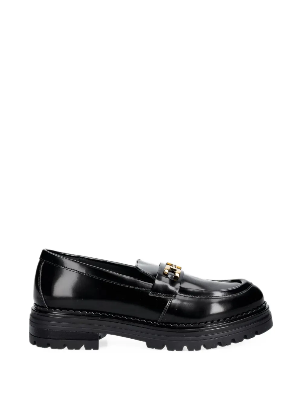 Elisabetta Franchi logo-plaque chunky loafers