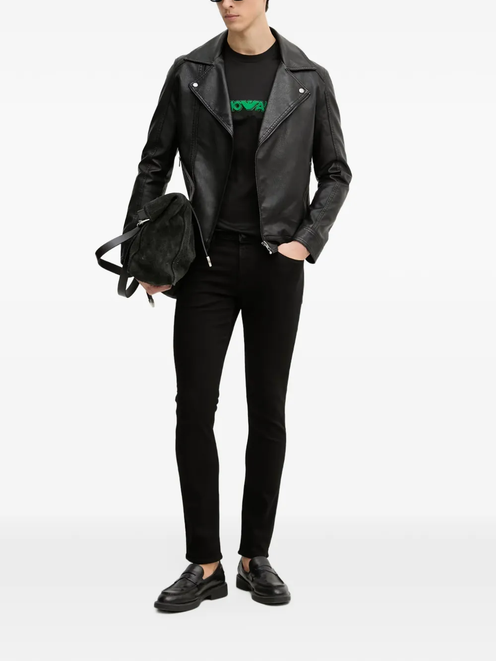 Emporio Armani Skinny jeans Zwart