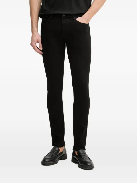 Emporio Armani logo-plaque skinny jeans