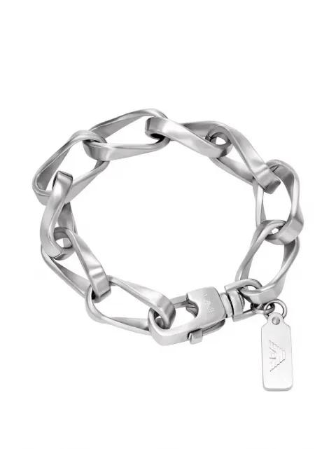 Emporio Armani stainless steel chain bracelet