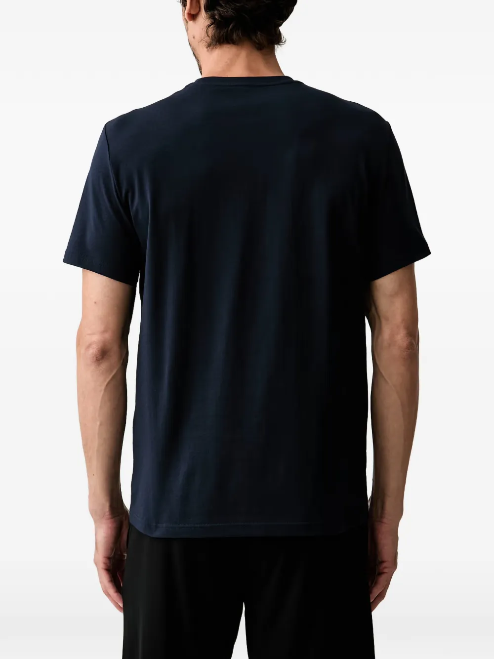 Emporio Armani T-shirt met logoprint Blauw