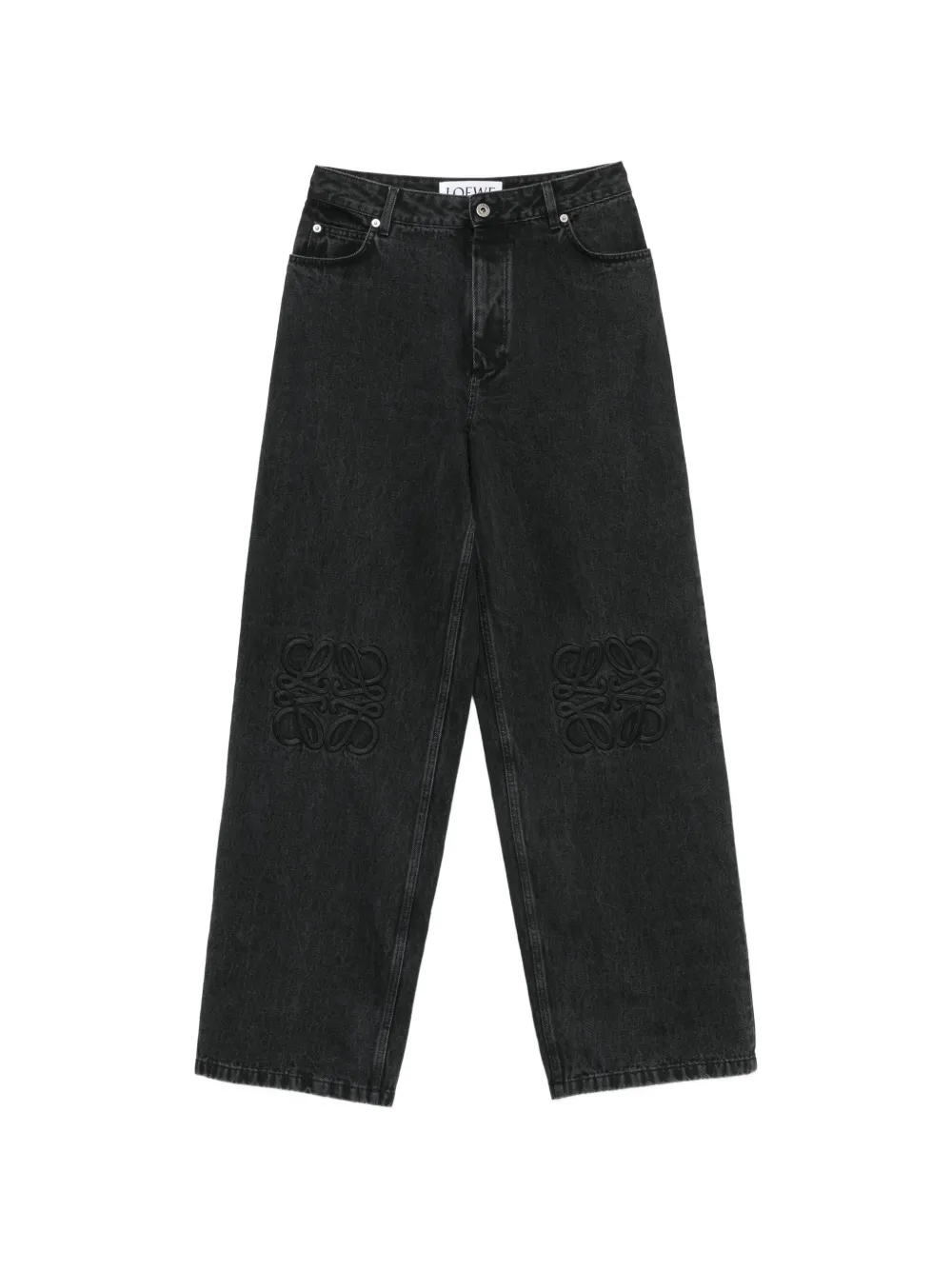 LOEWE Anagram Baggy-Jeans - Schwarz