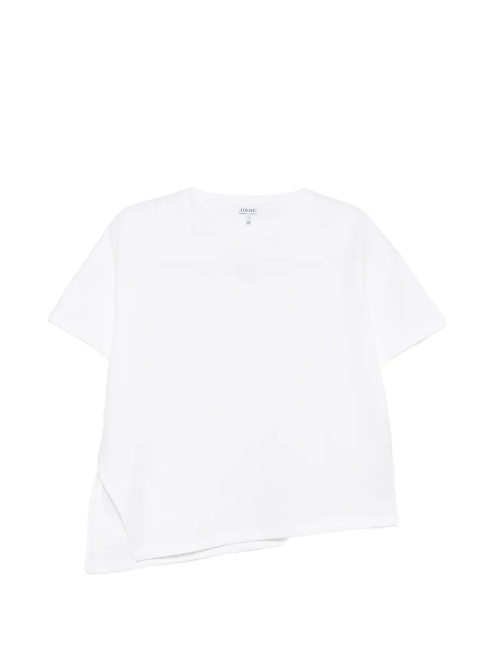 LOEWE T-shirt Anagram con ricamo - Bianco