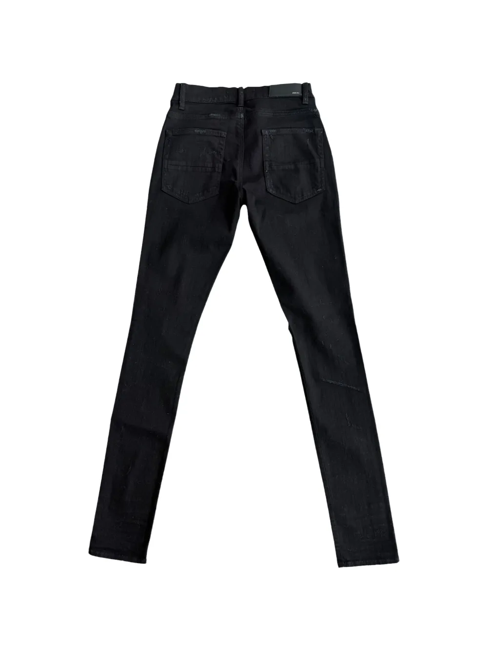 AMIRI Jeans met zebra-patch en verfraaid met kristallen Zwart