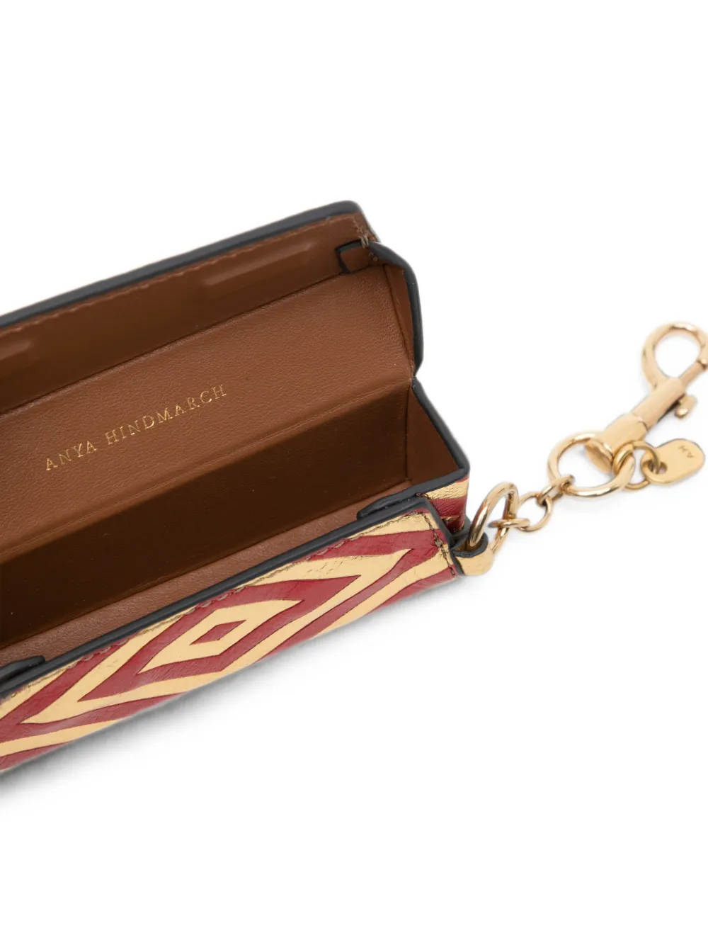 Anya Hindmarch Tunnock's Caramel koekjesbedel Rood