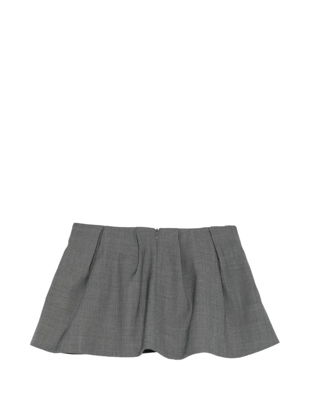 SHUSHU TONG Mini-plooirok Grijs