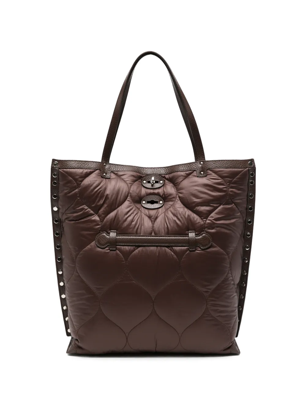 Zanellato A' Spasso quilted stud-embellished tote bag · OS