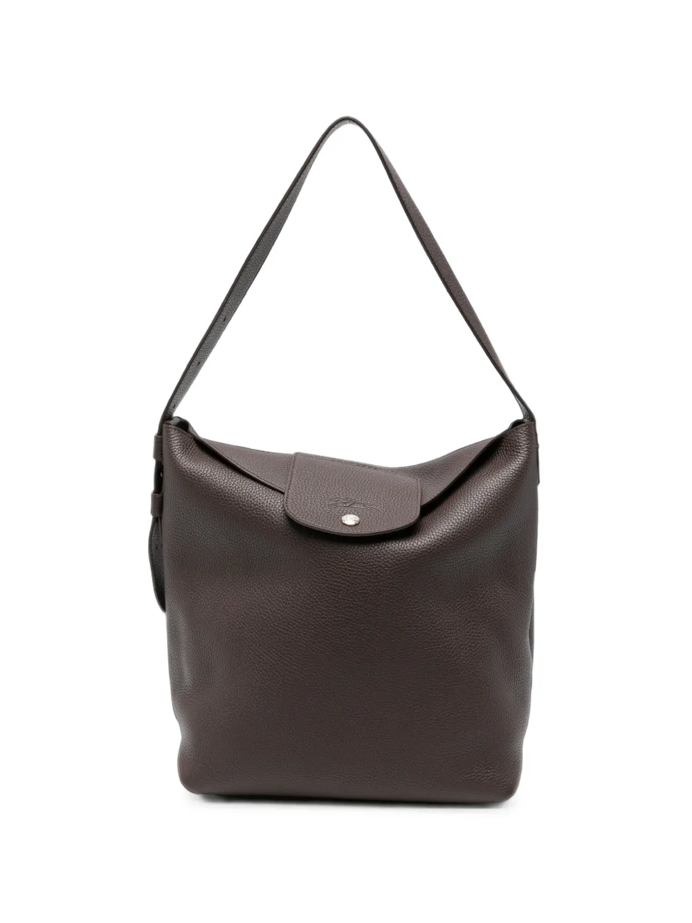 Longchamp Borsa tote Le Pliage City in pelle - Marrone