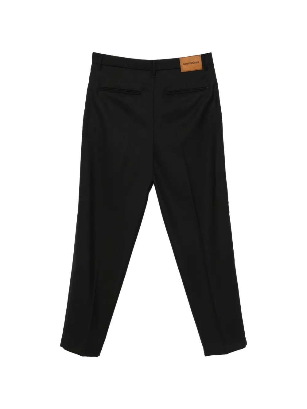 Emporio Armani Broek met logopatch Zwart