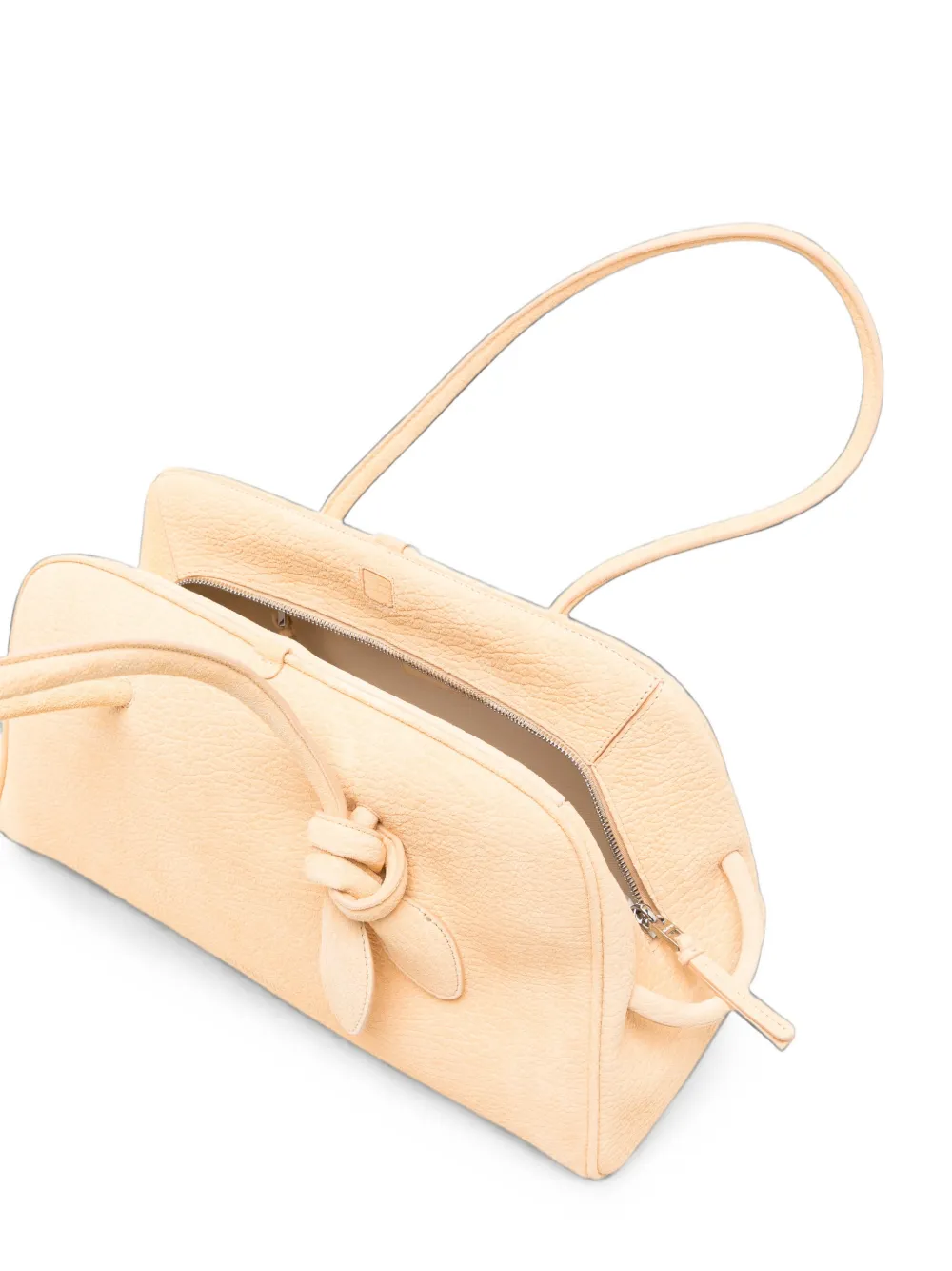 Jacquemus Le Turismo shopper met geknoopt handvat Geel