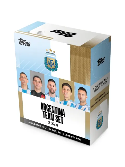 Topps Argentina Team Set 24/25 Soccer card box