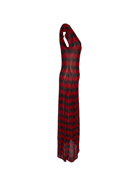 Missoni Pre-Owned Chevron maxi dress