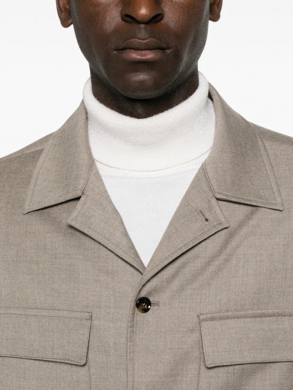 Briglia 1949 John shirtjack met klepzak Beige