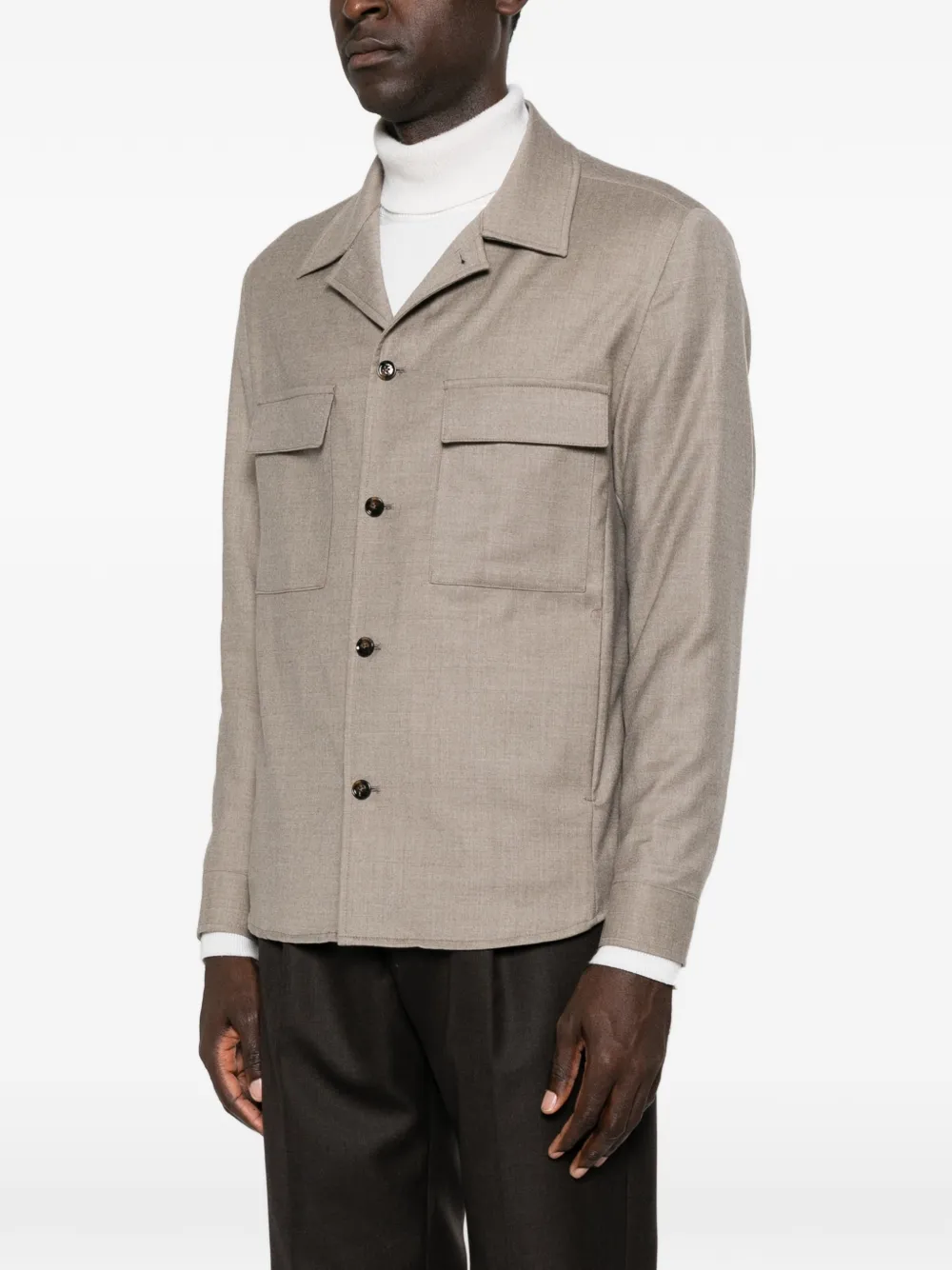 Briglia 1949 John shirtjack met klepzak Beige