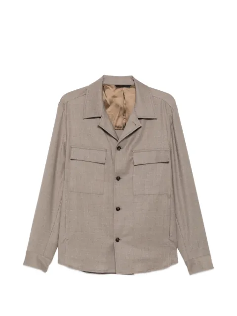 Briglia 1949 John flap-pocket button-up shirt jacket