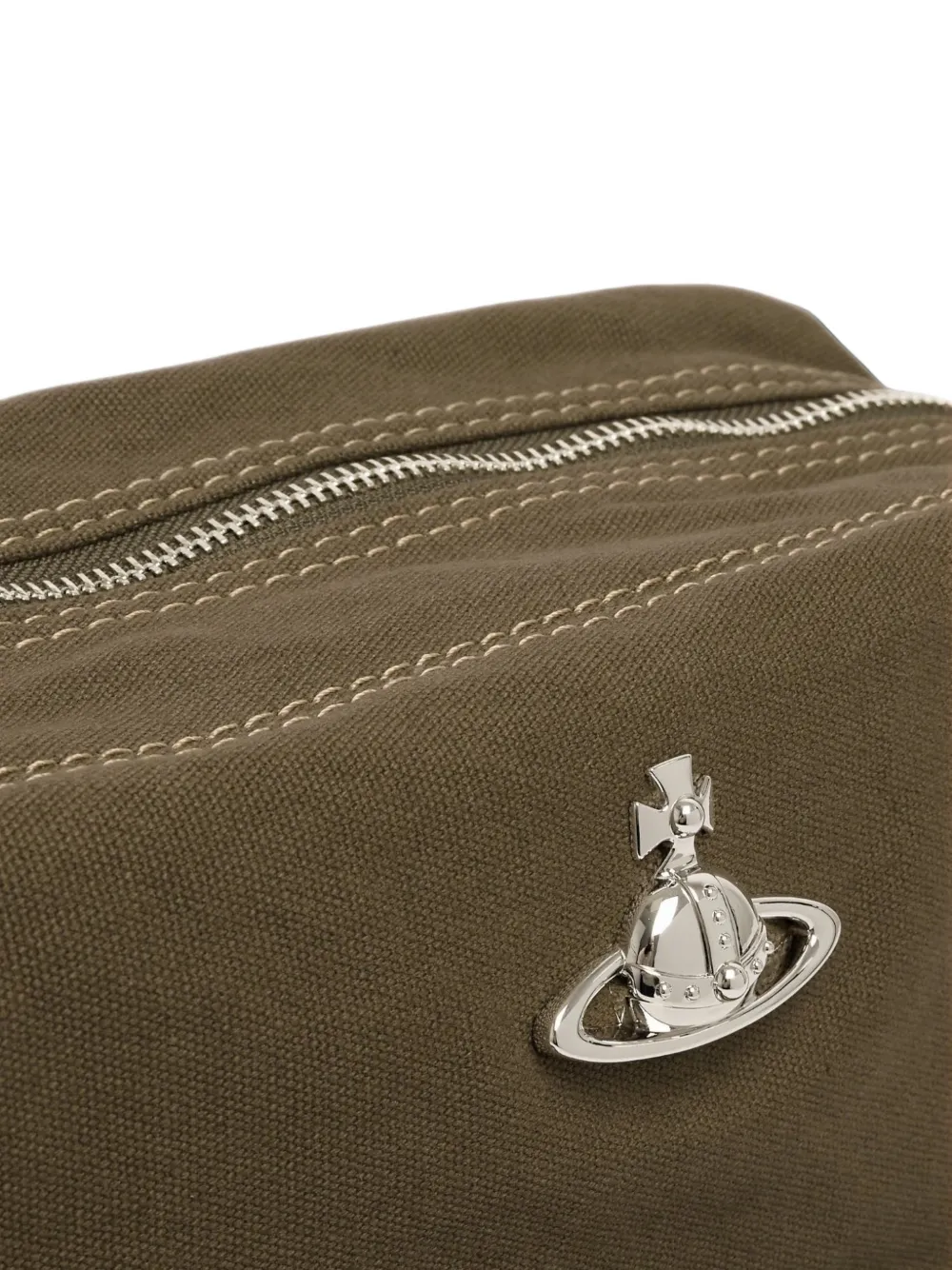 Vivienne Westwood Jude rechthoekige crossbodytas met Orb-plakkaat Groen