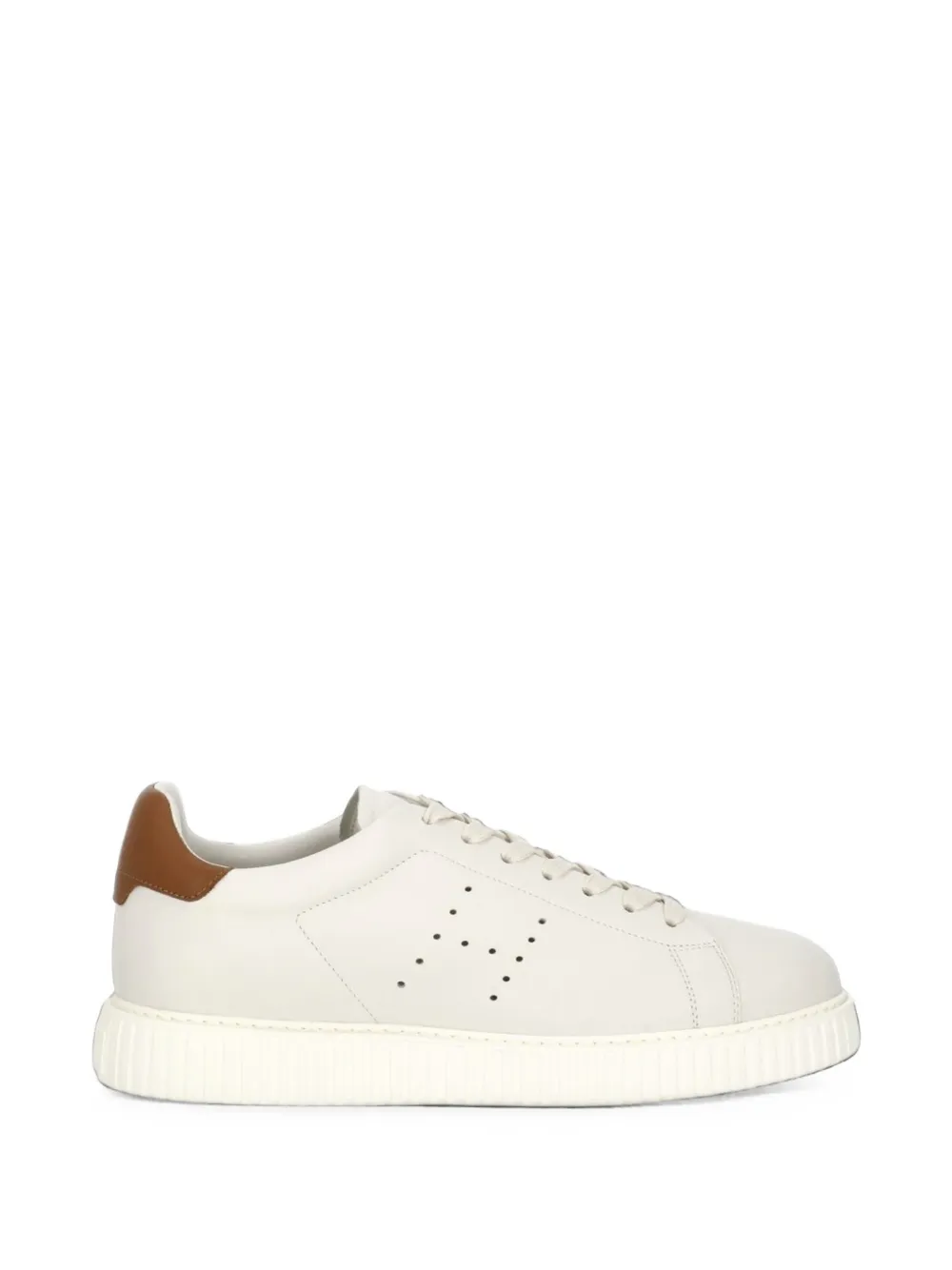 Hogan H-Stripes perforated sneakers - Bianco