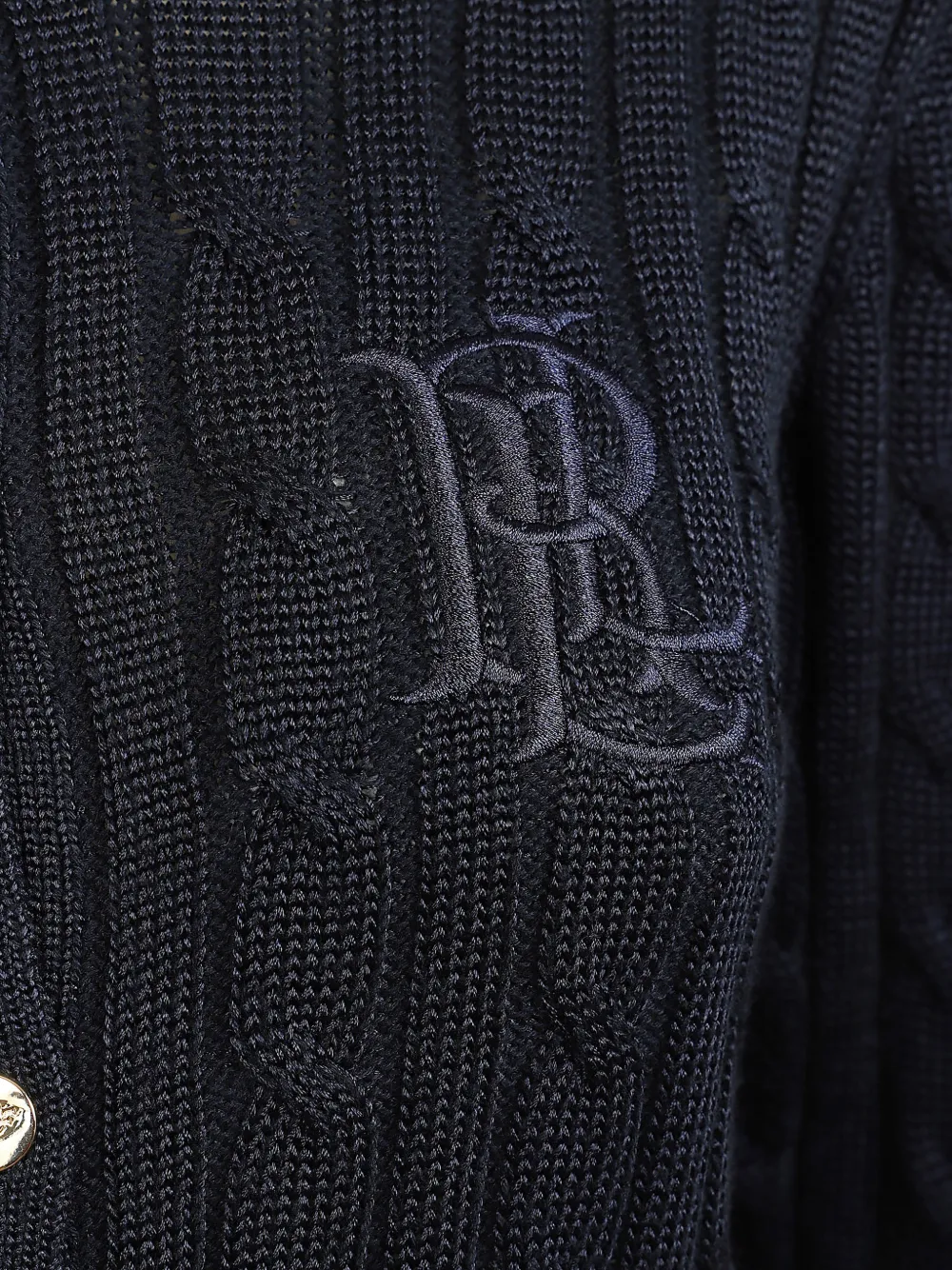 Lauren Ralph Lauren Vest met geborduurd logo Blauw