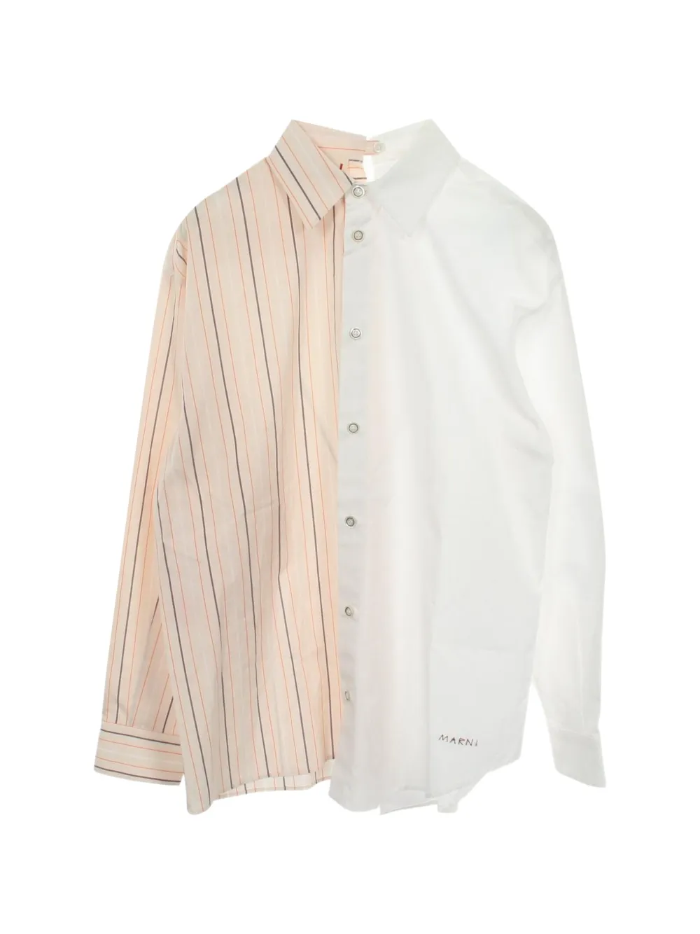 Marni Pre-Owned chemise à rayures (années 2010) - Blanc Marni Pre-Owned chemise à rayures (années 2010) - Blanc