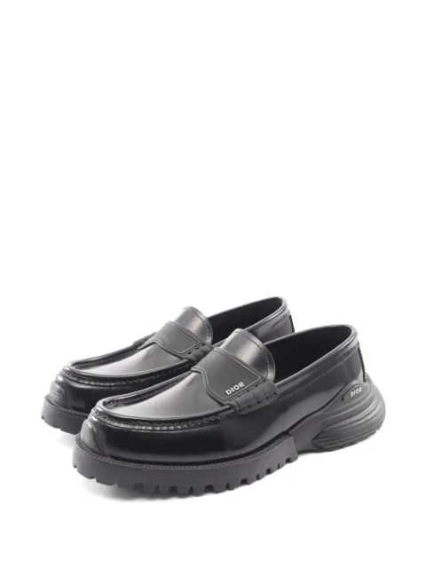 Christian Dior Pre-Owned 2020s logo-plaque loafers