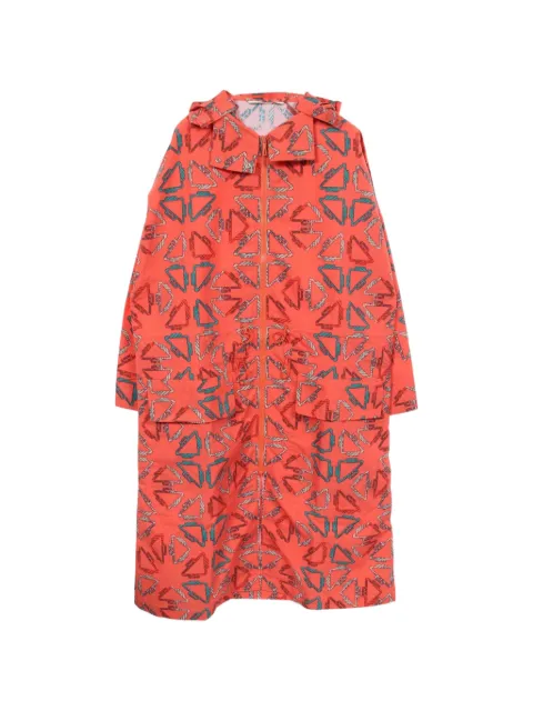 Hermès Pre-Owned 2010s Tatersales Long Beach hooded coat