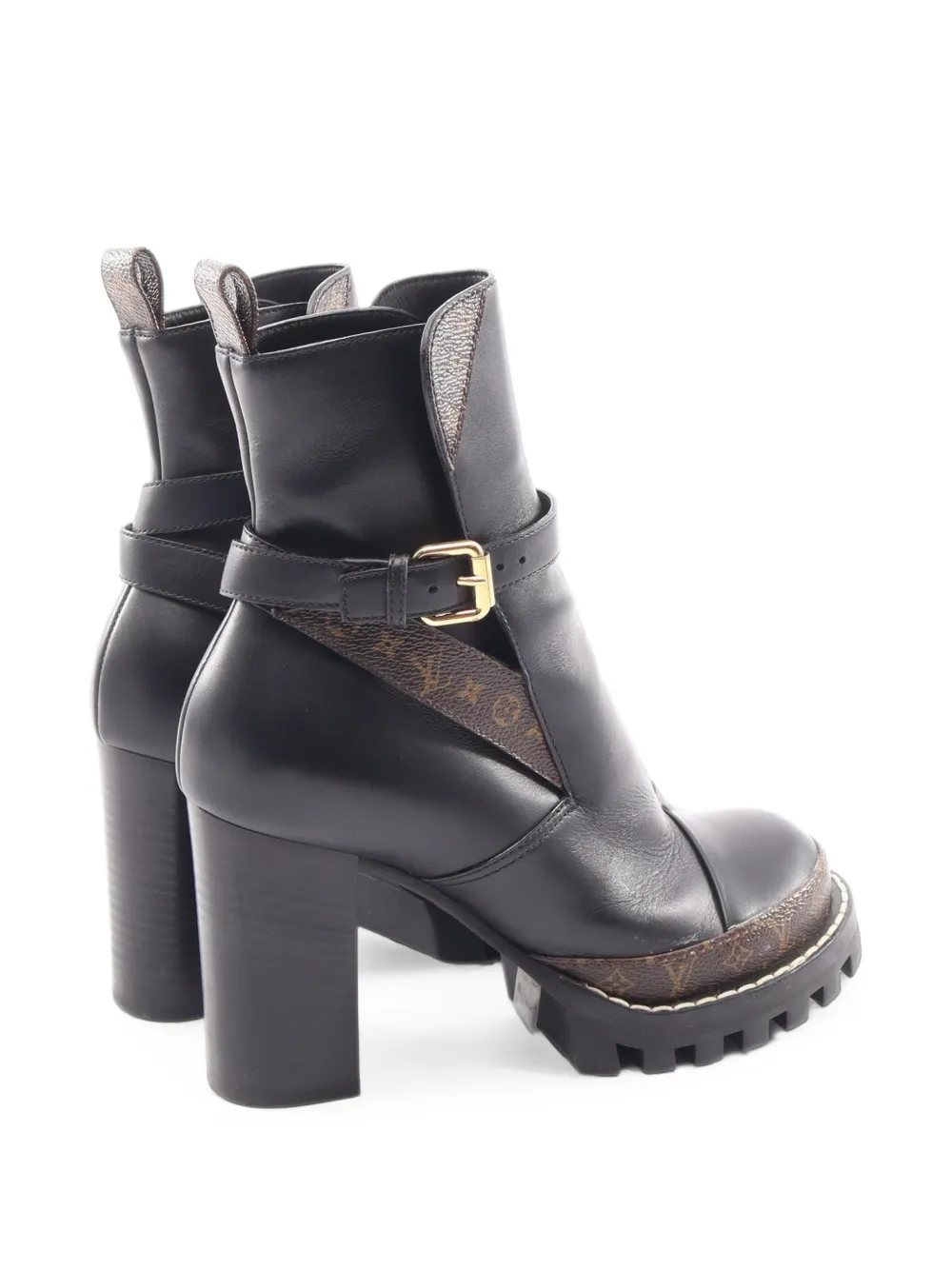 Louis Vuitton Pre-Owned 2019 Star Trail Monogram boots - Schwarz