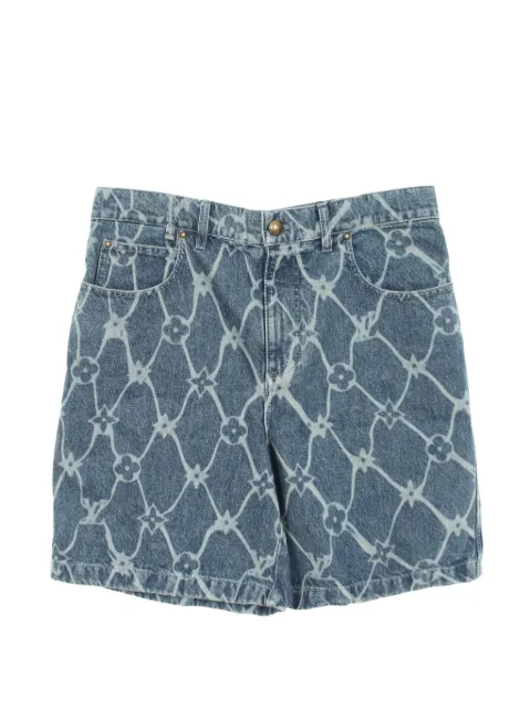 Louis Vuitton Pre-Owned 2020s Monogram denim shorts