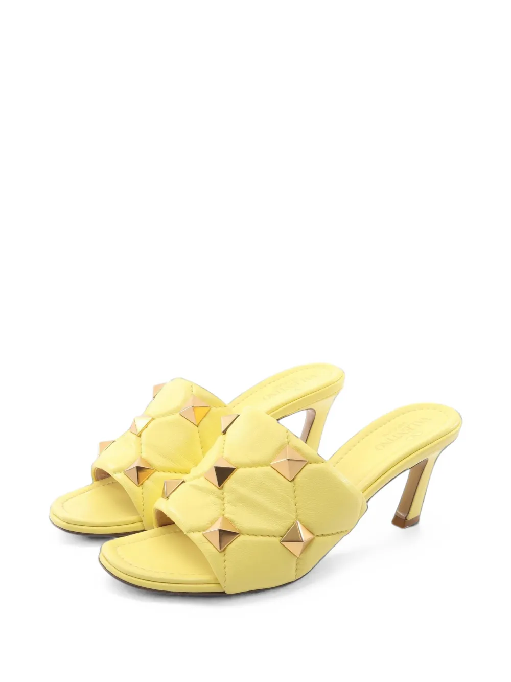 Valentino Garavani Pre-Owned Sandali trapuntati anni 2000 - Giallo