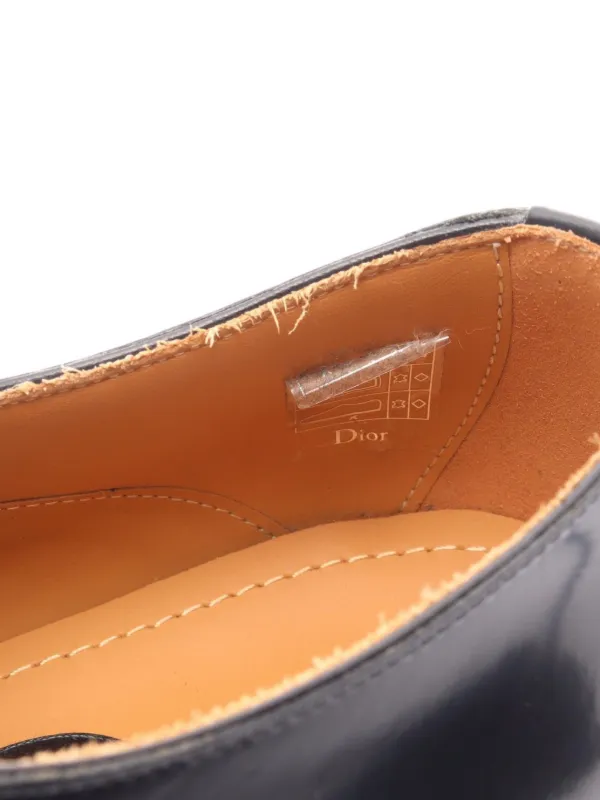 Christian Dior Pre-Owned 2010s Leather Oxford Shoes | Black | FARFETCH