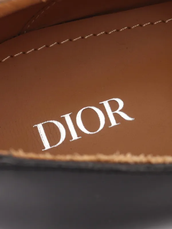 Christian Dior Pre-Owned 2010s Leather Oxford Shoes | Black | FARFETCH