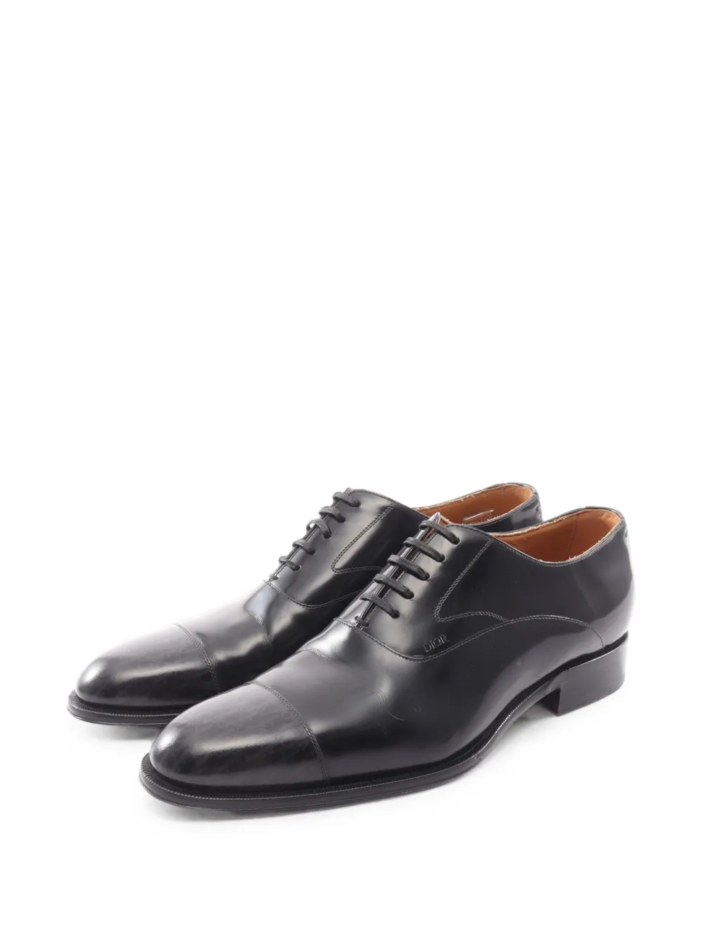 Christian Dior Pre-Owned 2010s leather oxford shoes - Schwarz