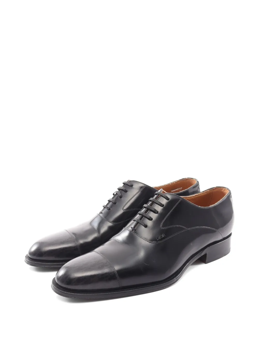 Christian Dior Pre-Owned 2010s leather oxford shoes - Schwarz