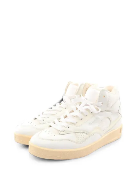 Jil Sander Pre-Owned 2010s panelled high-top sneakers