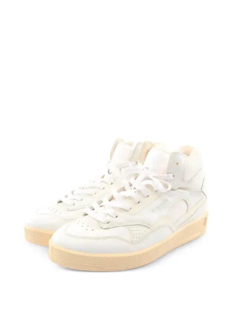 Jil Sander Pre-Owned 2010's 패널 하이탑 스니커즈