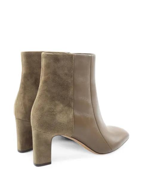 Ferragamo Pre-Owned botines de piel con paneles 2010