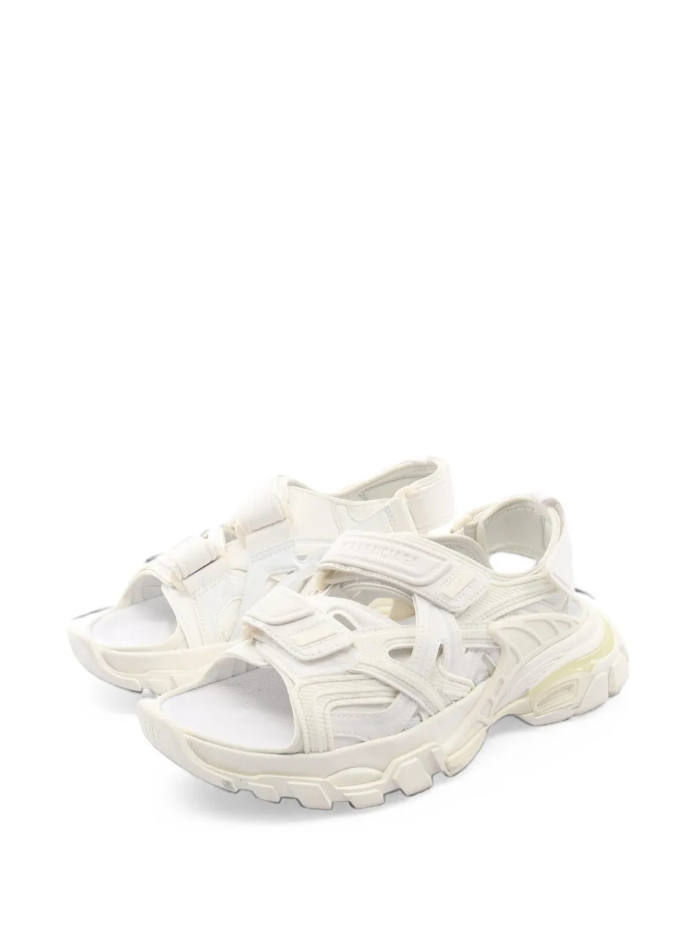 Balenciaga Pre-Owned 2010s Track touch-strap sandals - Weiß