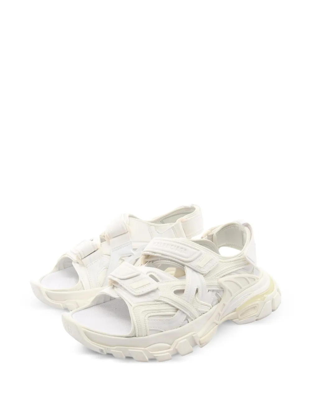 Balenciaga Pre-Owned 2010s Track touch-strap sandals - Bianco