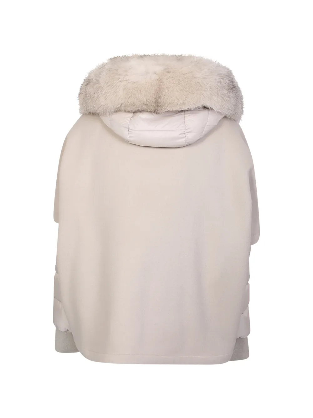 Moorer Pegaso jack met capuchon en afwerking Beige