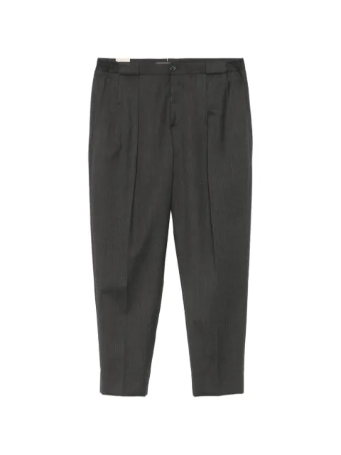Briglia 1949 Pantaloni dritti Portbellos con pieghe