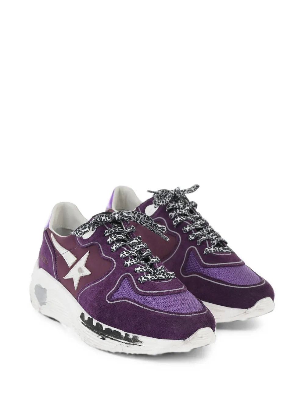 Golden Goose Running star-patch sneakers Paars