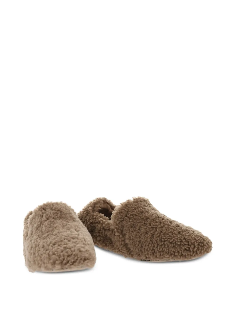 Le Monde Beryl Orlando shearling loafers - Braun