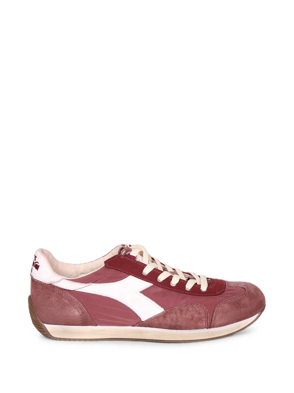Diadora Equipe Vela SW suede-panelled sneakers Rood