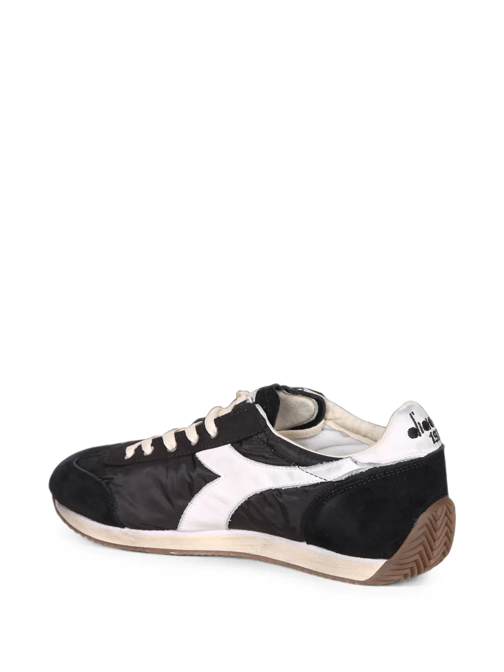 Diadora Equipe Vela SW logo-patch panelled sneakers Zwart