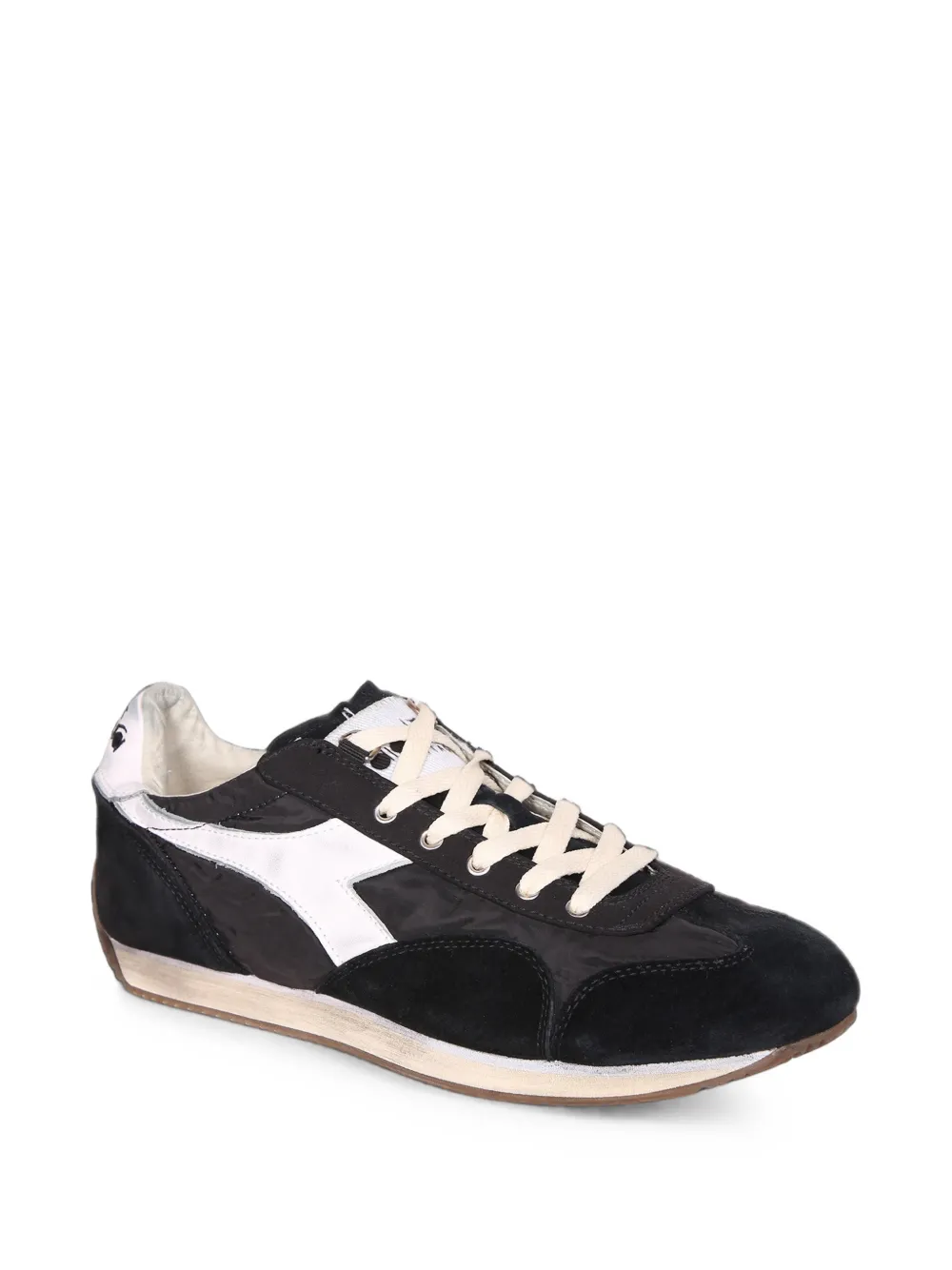 Diadora Equipe Vela SW logo-patch panelled sneakers Zwart