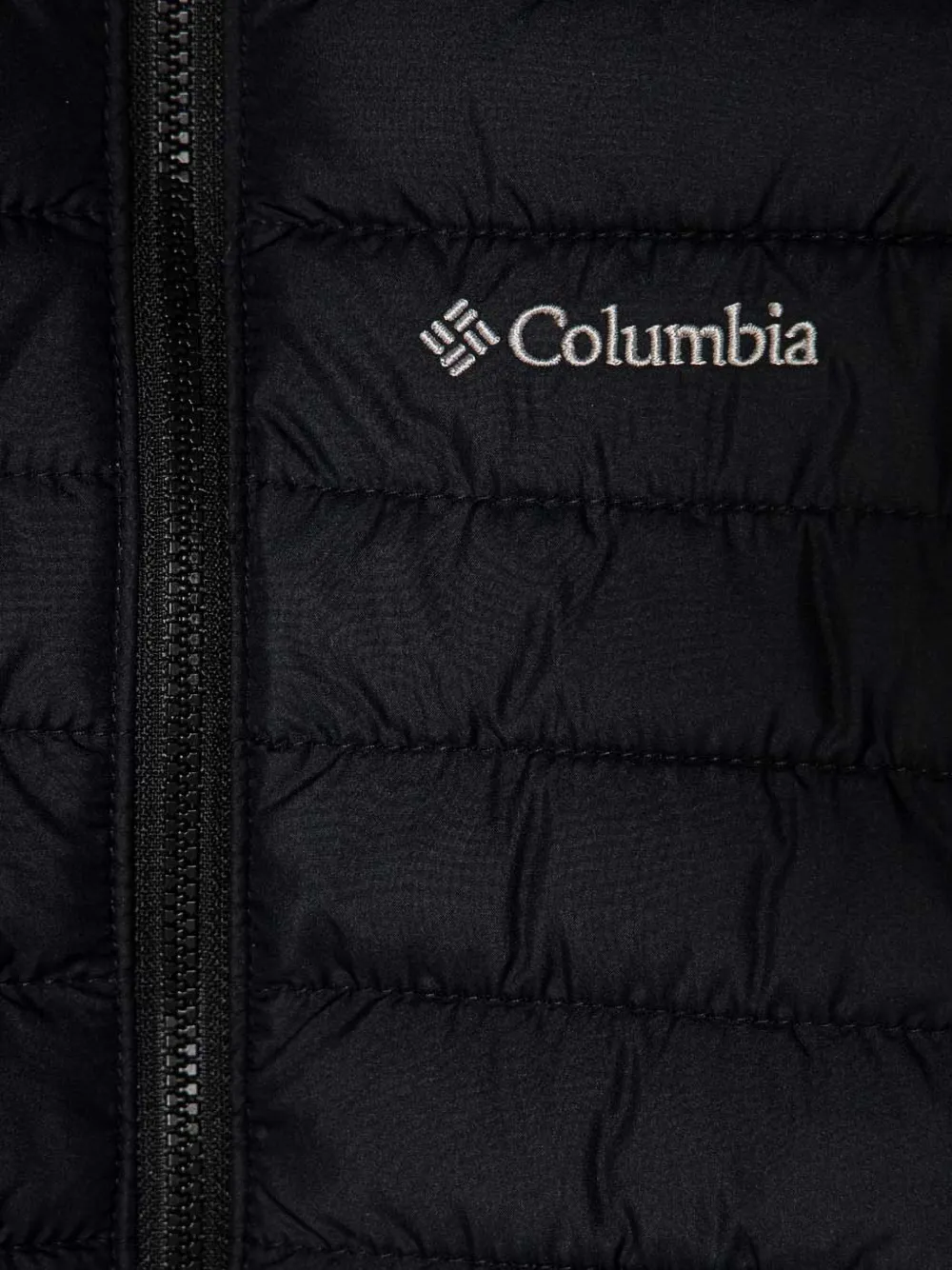 Columbia quilted hooded jacket Zwart