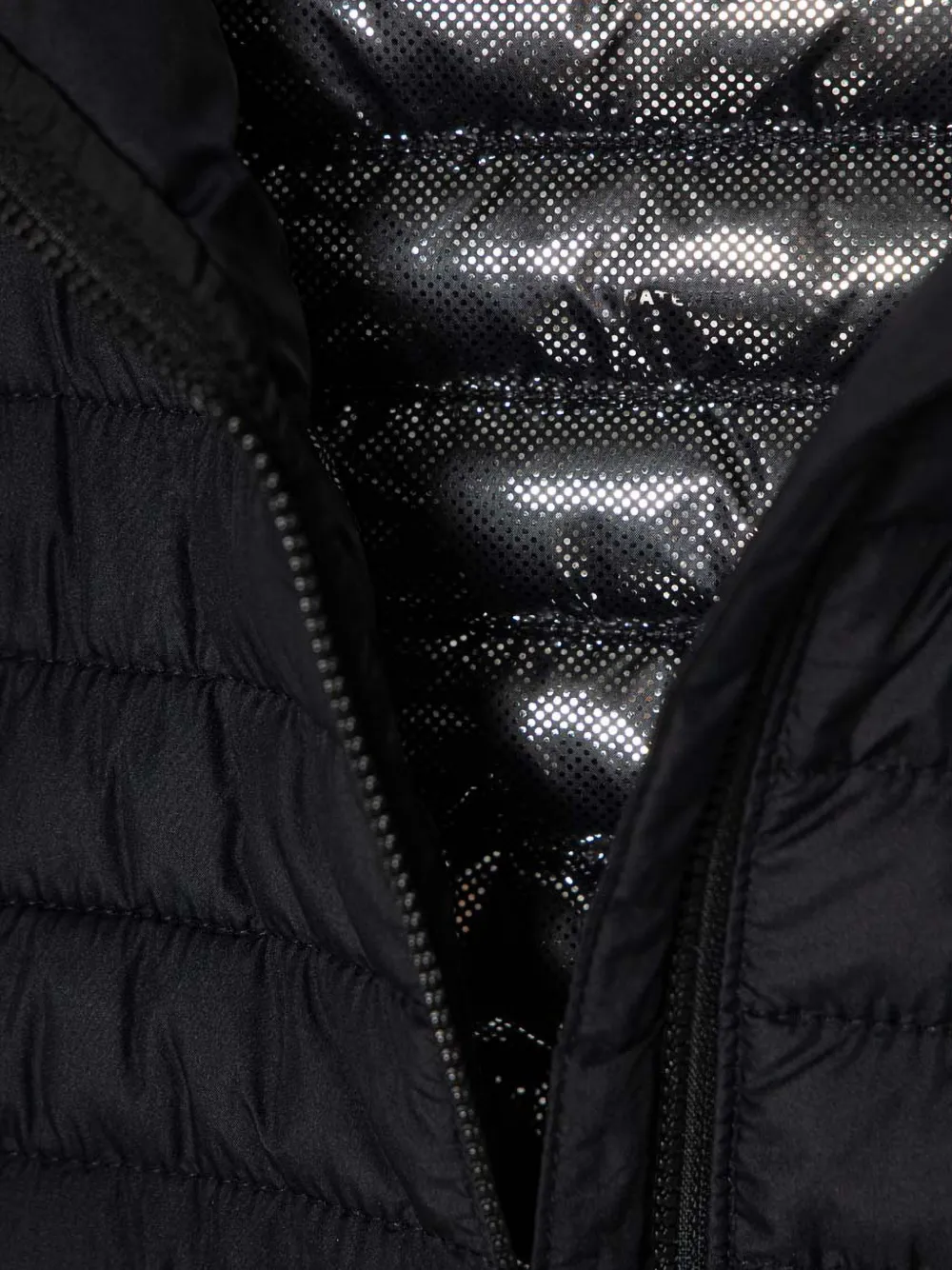Columbia quilted hooded jacket Zwart