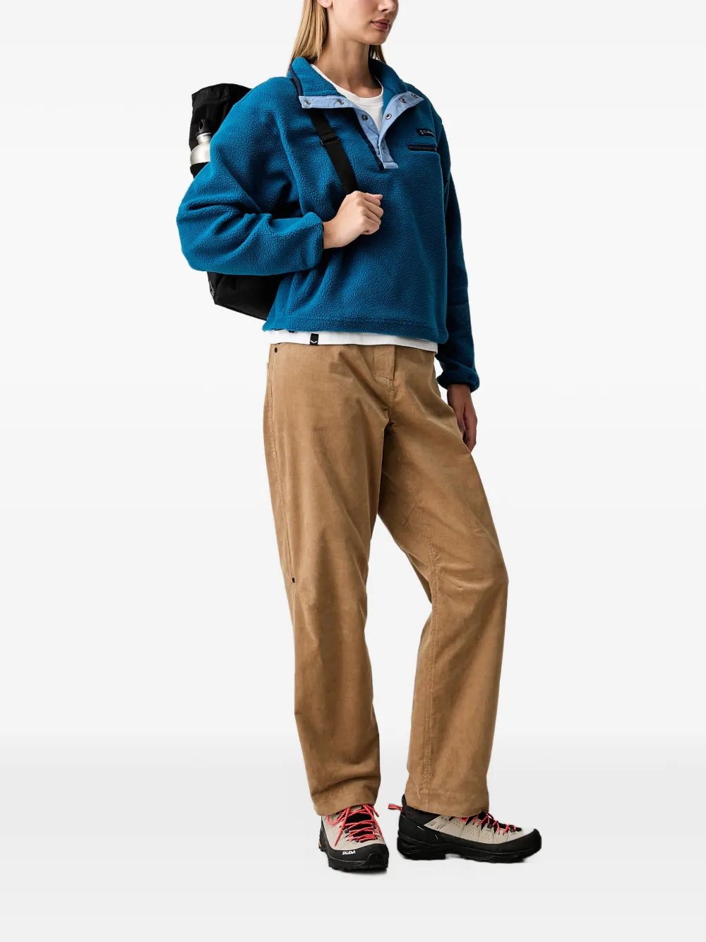 Columbia Sportswear Helvetia II fleece drawstring sweater Blauw
