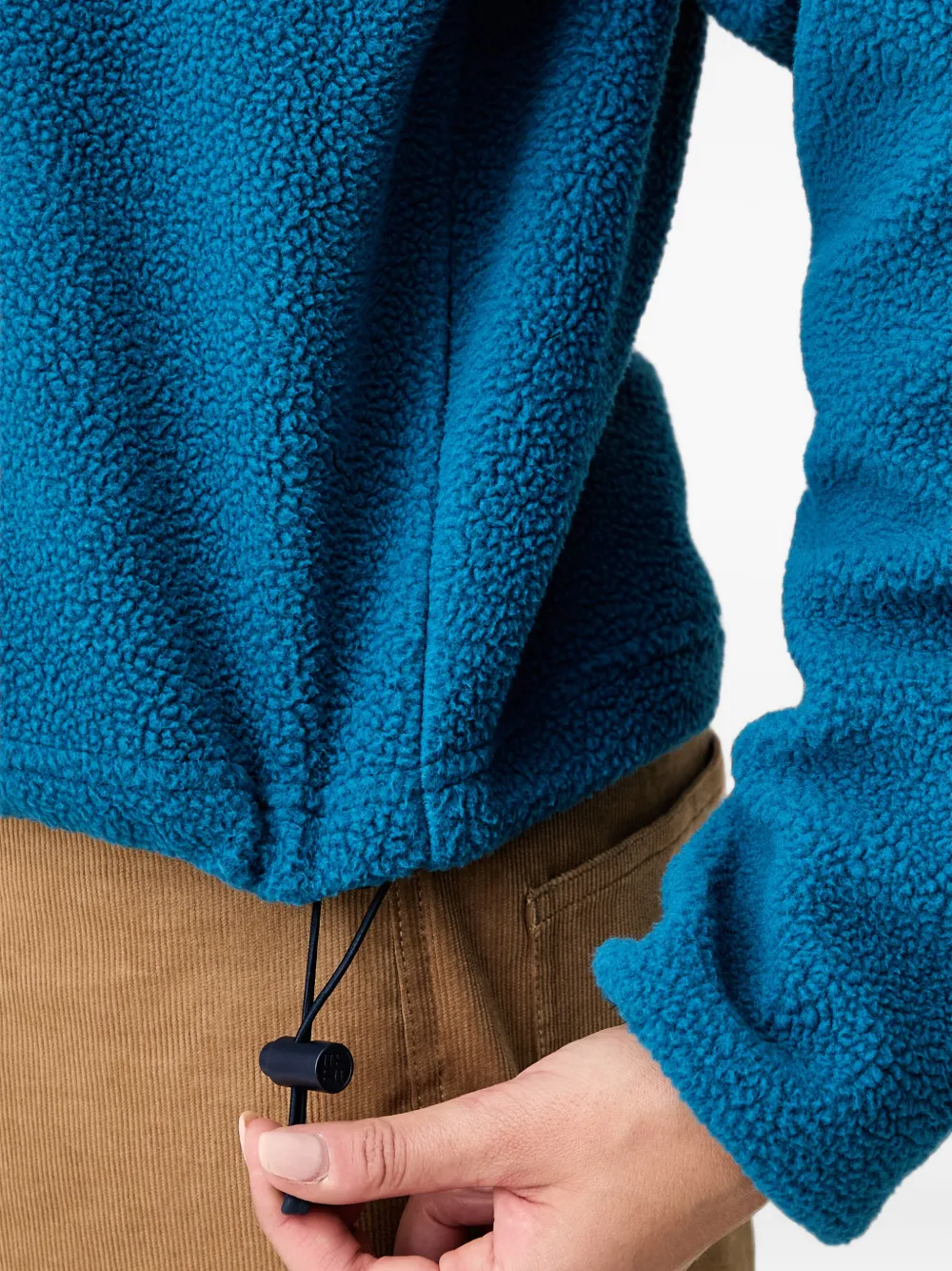 Columbia Sportswear Helvetia II fleece drawstring sweater Blauw